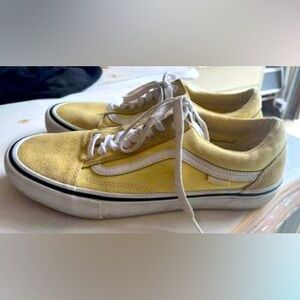 Vans Ultracush Pro Yellow Mens 10 Like New